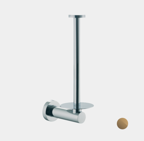 Держатель запасного рулона бумаги, Fima Carlo Frattini, Accessori, шгв 70*70*145, цвет-бронза брашированная янтарная