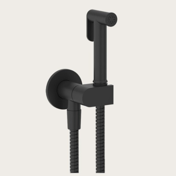 Gessi Гигиенический душ, цвет черный матовый 45126#299