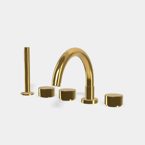 Смеситель для ванны и душа, Fima Carlo Frattini, So, цвет-золото F3174OR