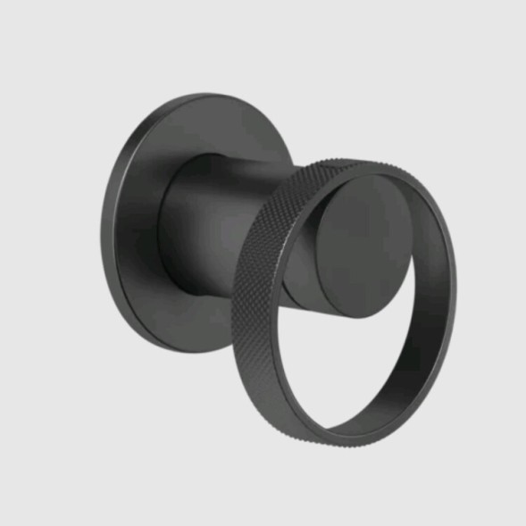 Gessi Смеситель для душа, Anello, на 1 потребитель, цвет черный матовый 63409#299