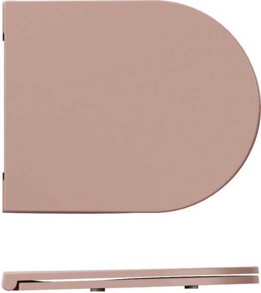 Сиденье для унитаза ISVEA Infinity VEA Rondo F50 ШГ 365*445 цвет лососевый 40KF0541I-S