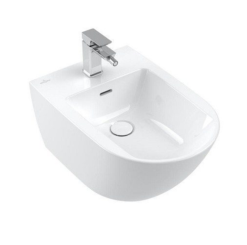 Villeroy&amp;Boch Биде, Architectura, подвесной, шгв 370*530*270, цвет-альпийский белый 74870001