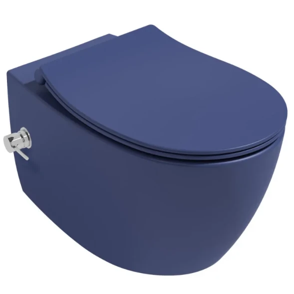 Унитаз ISVEA Sentimenti Neo подвесной с функцией биде цвет синий матовый 10ARS1015I-2Z