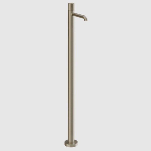 Gessi Смеситель для ванны, Habito Cesello, напольный, цвет Никель матовый 70495#149