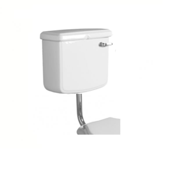 Бачок SIMAS ARCADE Настенный на средней трубе с фронтальной ручкой смыва цвет белый AR812B