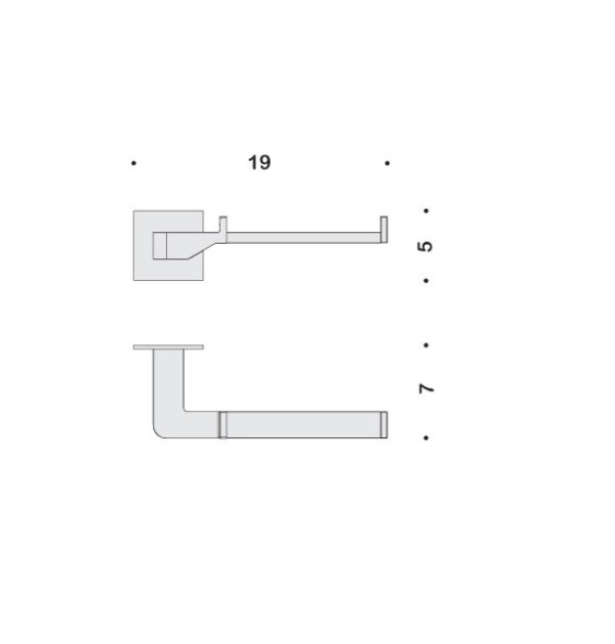 Держатель туалетной бумаги COLOMBO DESIGN FOREVER B2908 без крышки цвет хром