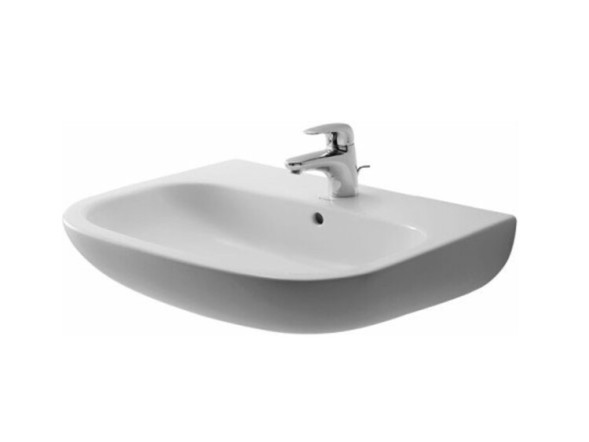Duravit Раковина, D-Code, шгв 650*500*180, отверстия для смесителя-1, цвет белый (стар.арт 2310650000 ) 23106500002