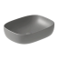 Раковина GALASSIA DREAM 7301 GM накладная с одним отверстием без перелива цвет серый матовый
