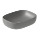 Раковина GALASSIA DREAM 7301 GM накладная с одним отверстием без перелива цвет серый матовый