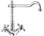 Emmevi Deco Old, смеситель для кухни, цвет хром-золото 12617/CO