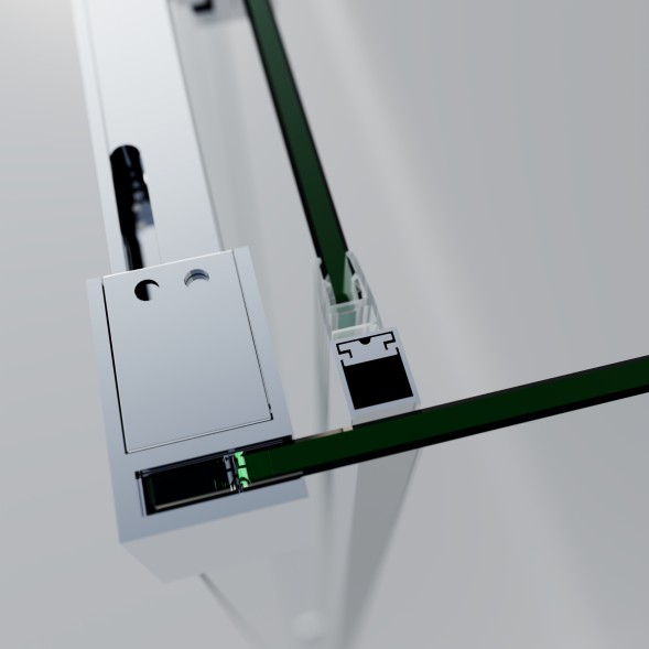 Vincea Душевой уголок Софт 2 (Soft 2) VSR-3SO28012CLG, 1200*800, брашированное золото, стекло прозрачное