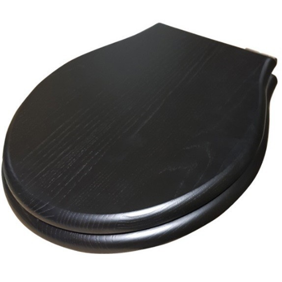 Сиденье с крышкой GLOBO PAESTUM с микролифтом дерево дуб цвет черный PS20RN