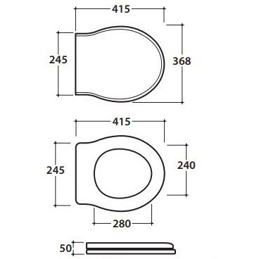 Сиденье с крышкой GLOBO PAESTUM с микролифтом дерево дуб цвет черный PS20RN
