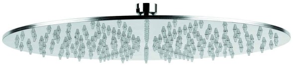 Emmevi, круглая головка для верхнего душа C06650 диаметр 300 мм. Сталь, цвет хром C06650/CR