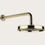 Gessi Верхний душ, Spotwater, 79*79, цвет брашированный никель 57263#149