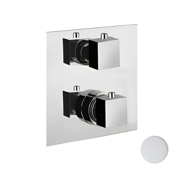 Смеситель для душа встраиваемый с термостатом Webert Pegaso PE970902740, белый