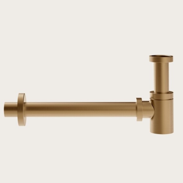 Gessi Сифон, Technical Accessories, бутылочный, 1 1#4", цвет золото   01377#246
