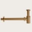 Gessi Сифон, Technical Accessories, бутылочный, 1 1#4", цвет золото   01377#246