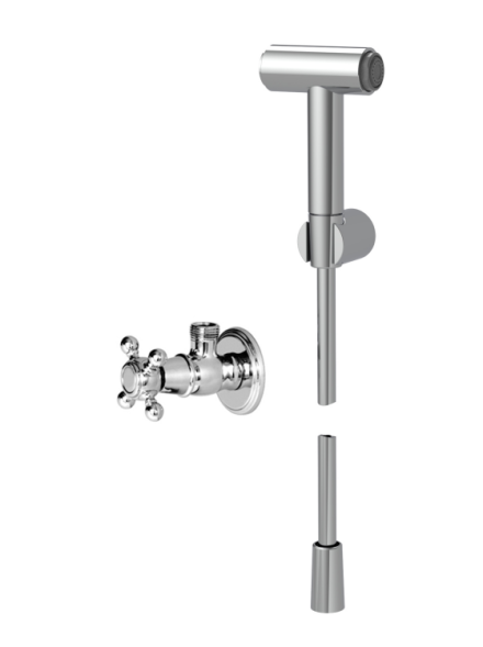 Гигиенический душ, Fima Carlo Frattini, Collettivita', цвет-хром F2838/7NOTCR