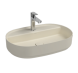 Раковина накладная ISVEA Infinity 60 овальная 60см цвет слоновая кость матовый 10NF65060-2K