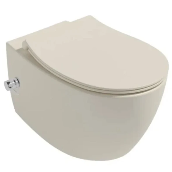 Унитаз ISVEA Sentimenti Neo подвесной с функцией биде цвет слоновая кость матовый 10ARS1015I-2K