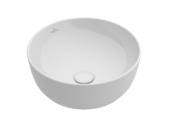 Villeroy&amp;Boch Раковина, Artis, шгв 410*410*130, отверстия для смесителя-отсутствуют, цвет-альпийский белый 41784101