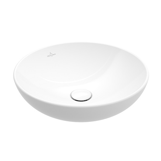 Villeroy&amp;Boch Раковина, Loop&amp;Friends, шгв 420*420*120, отверстия для смесителя-отсутствуют, CeramicPlus, цвет-Almond 4A4601AM