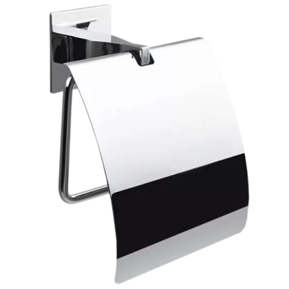 Держатель туалетной бумаги COLOMBO DESIGN FOREVER B2991 с крышкой цвет хром