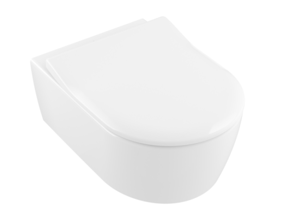 Villeroy&amp;Boch Унитаз, Avento, подвесной, шгв 370*530*310, цвет-альпийский белый 5656RS01