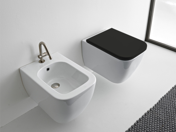 Сиденье с крышкой Scarabeo TEOREMA 2.0 с микролифтом цвет лава матовая 8305/B 37