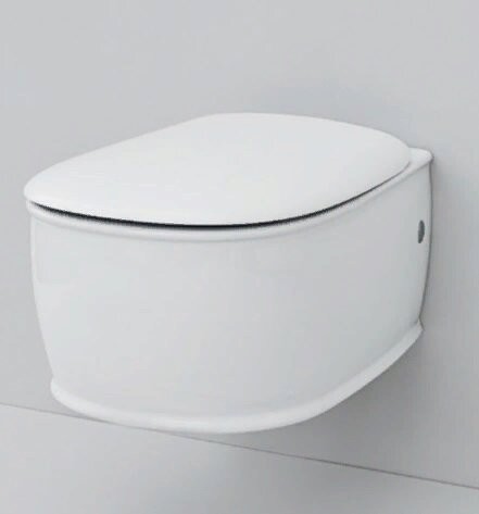 Сиденье с крышкой Artceram Azuley с микролифтом цвет белый AZA001 01 71