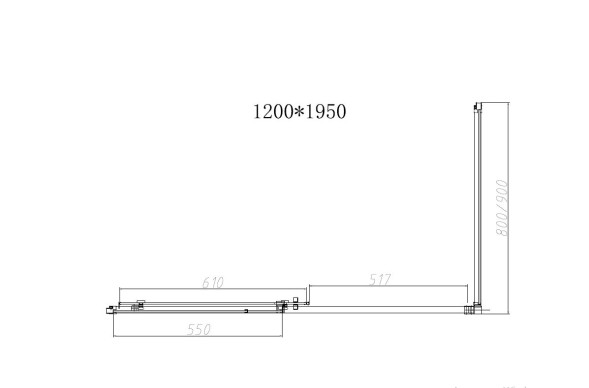 Vincea Душевой уголок Slim-N VSR-4SN8012CLB, 1200*800, черный, стекло прозрачное