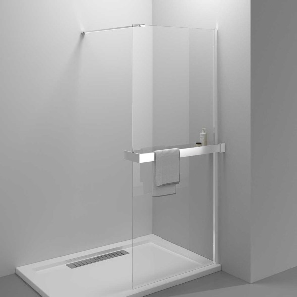 Vincea Душевая перегородка Волк-Ин (Walk-In) HR VSW-4HR900CL, 900*2000, хром, стекло прозрачное