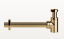 Gessi Сифон, Technical Accessories, бутылочный, 1 1#4", цвет латунь  01375#710