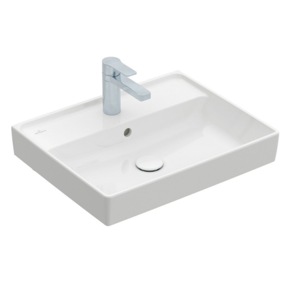Villeroy&amp;Boch Раковина, Collaro, шгв 500*400*150, отверстия для смесителя-1, цвет-альпийский белый 43345G01