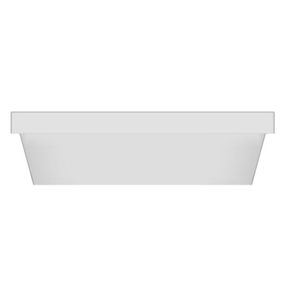 Раковина Scarabeo TEOREMA 2.0 встраиваемая снизу с переливом без отверстий цвет белый 5135