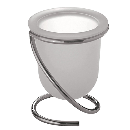 Стакан COLOMBO DESIGN LUNA B0141 настольный цвет хром