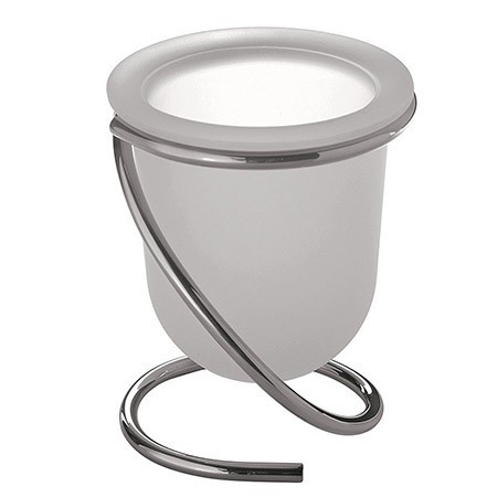 Стакан COLOMBO DESIGN LUNA B0141 настольный цвет хром