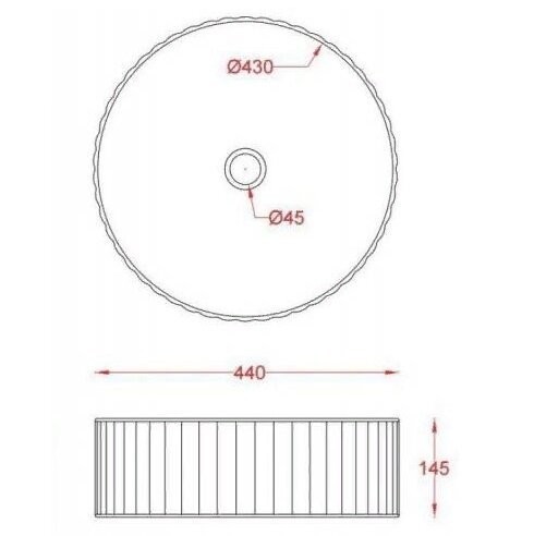 Раковина Artceram Millerighe  накладная без отверстий  цвет черный матовый OSL010 17 00