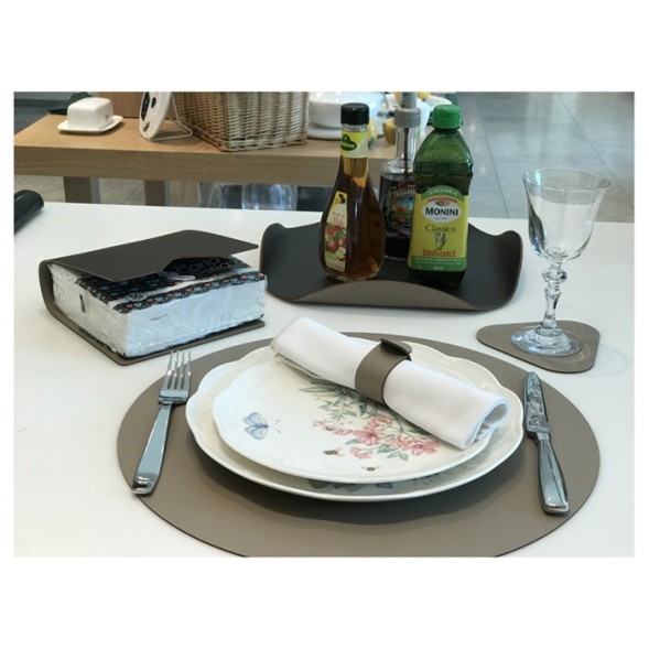 Плейсмат COLOMBO DESIGN ADJ 003.04/06 настольный двухсторонний цвет капучино/шоколад