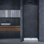 Vincea Душевая дверь Альфа (Alpha) VDP-3AL700CLB, черный, стекло прозрачное