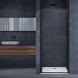 Vincea Душевая дверь Альфа (Alpha) VDP-3AL700CLB, черный, стекло прозрачное