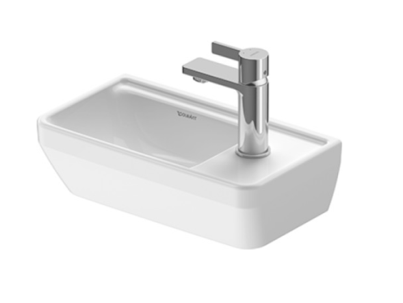 Duravit Раковина, D-Neo, шгв 400*220*120, отверстия для смесителя-1, цвет белый глянцевый 0739400041