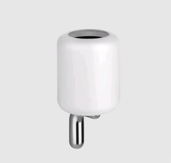 Gessi Стакан, Goссia, шгв 90*98*180, цвет хром#керамика черная  38008#031
