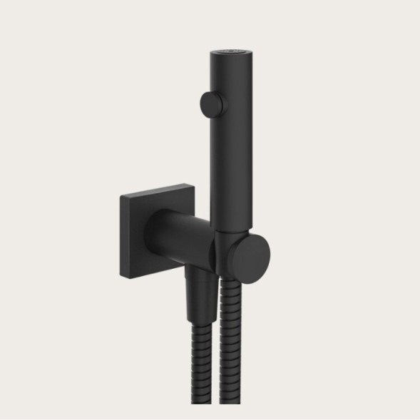 Gessi Гигиенический душ, цвет черный матовый 59153#299
