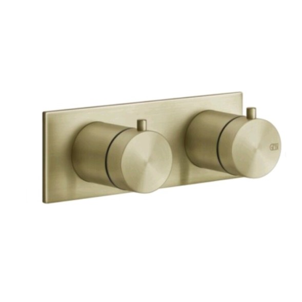 Gessi Смеситель для душа, 316 Bath Shower, на 3 потребителя, цвет Латунь матовая  54036#727