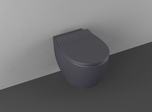 Унитаз ISVEA Sentimenti Neo подвесной ШГВ 363*510*400 цвет антрацит матовый 10AR02010-2C