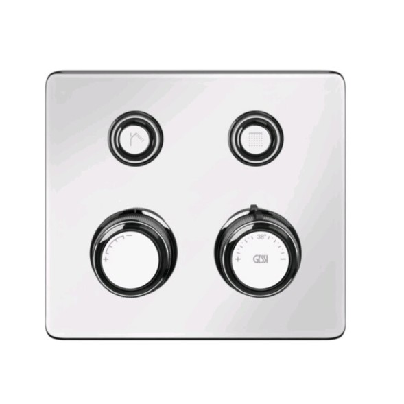 Gessi Смеситель для душа, Hi Fi Eclectic, на 2 потребителя, цвет хром 65232#031