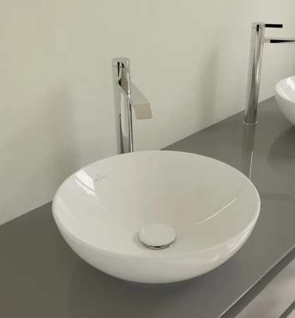 Villeroy&amp;Boch Раковина, Loop&amp;Friends, шгв 420*420*120, отверстия для смесителя-отсутствуют, CeramicPlus, цвет-альпийский белый 4A4601R1