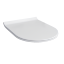 Сиденье с крышкой HATRIA Fusion Y1X001 с микролифтом быстросъемное тонкое цвет белый АКЦИЯ при покупке с унитазом